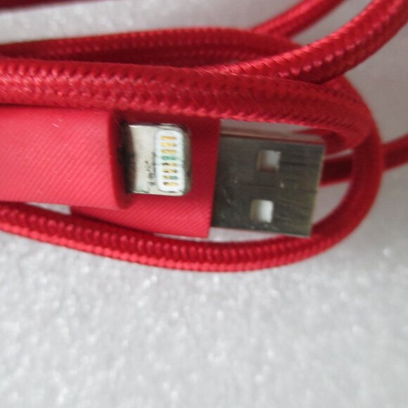 BUNDLE OF 3 BRAIDED CABLES USB > LIGHTNING - Picture 8 of 11